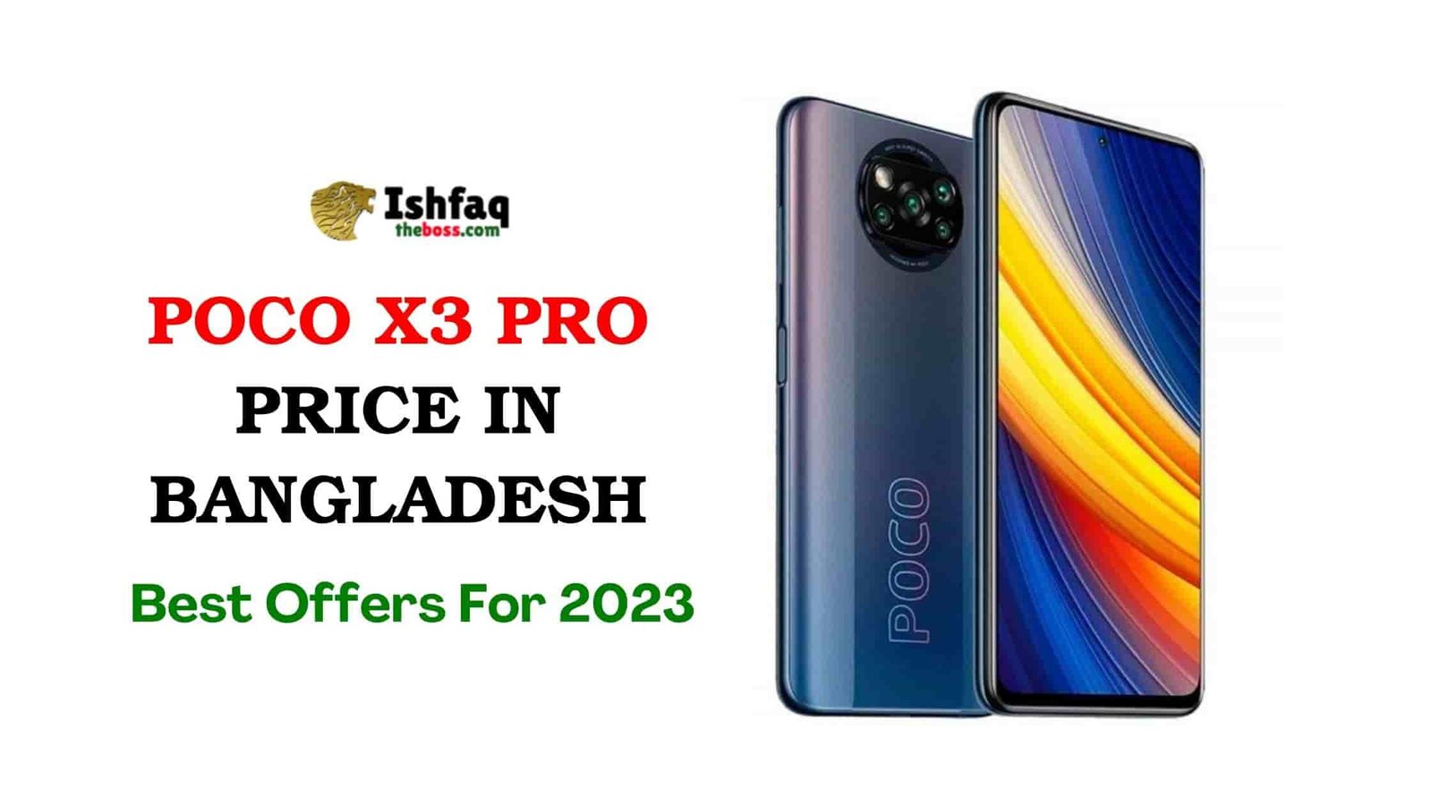 xiaomi poco x3 pro price in bangladesh