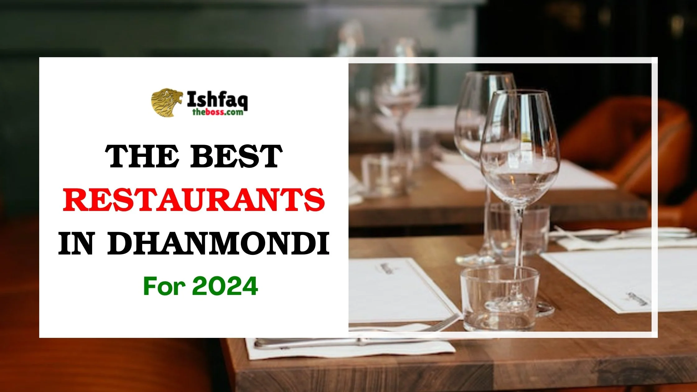 Best Restaurants in Dhanmondi for 2024