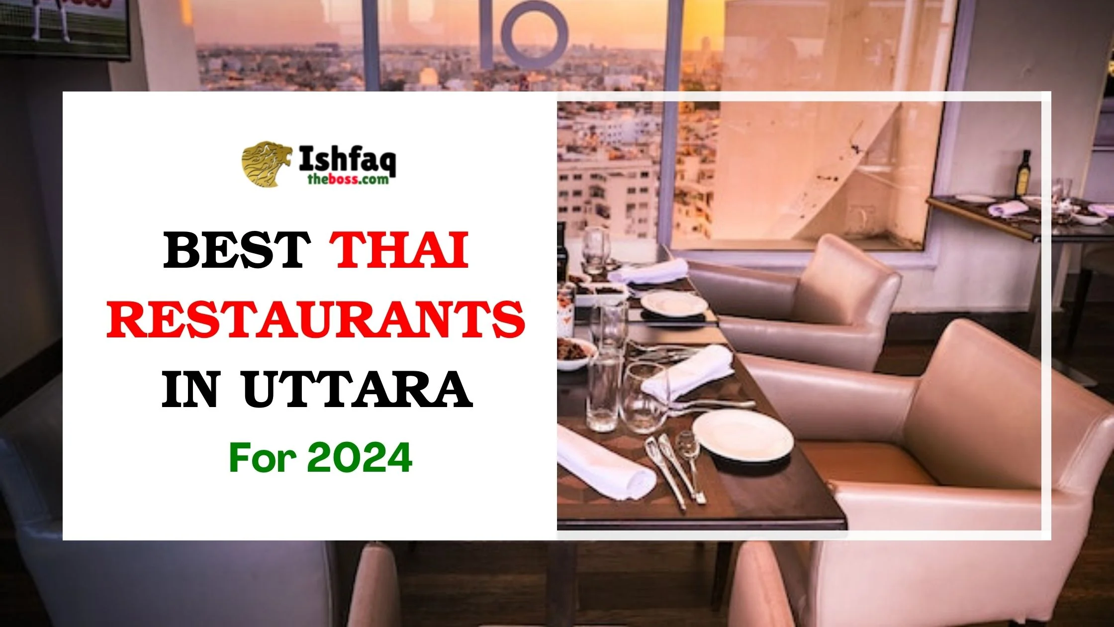 Best Thai Restaurants in Uttara for 2024